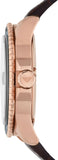 Buy Shop Emporio Armani Pro Planet Three Hand Date Blue Dial Brown Leather Strap Watch For Men - AR11556 USA Online