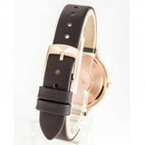 Buy Shop Emporio Armani Quartz Grey Dial Brown Leather Strap Watch For Women - AR11172 USA Online