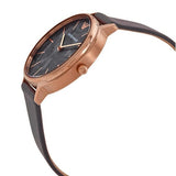 Buy Shop Emporio Armani Quartz Grey Dial Brown Leather Strap Watch For Women - AR11172 USA Online
