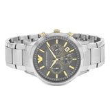 Buy Shop Emporio Armani Quartz Grey Dial Silver Steel Strap Watch For Men - AR11047 USA Online