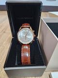 Buy Shop Emporio Armani Quartz Silver Dial Brown Leather Strap Watch For Men - AR11043 USA Online