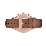 Buy Shop Emporio Armani Quartz Silver Dial Brown Leather Strap Watch For Men - AR11043 USA Online
