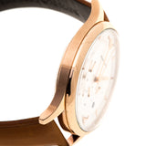 Buy Shop Emporio Armani Quartz Silver Dial Brown Leather Strap Watch For Men - AR11043 USA Online