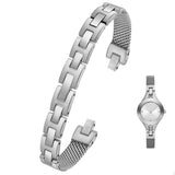 Buy Shop Emporio Armani Quartz Silver Dial Silver Steel Strap Watch For Women - AR7361 USA Online