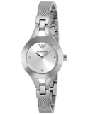 Buy Shop Emporio Armani Quartz Silver Dial Silver Steel Strap Watch For Women - AR7361 USA Online