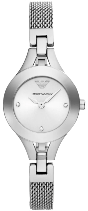 Buy Shop Emporio Armani Quartz Silver Dial Silver Steel Strap Watch For Women - AR7361 USA Online