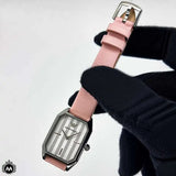 Buy Shop Emporio Armani Quartz White Dial Pink Leather Strap Watch For Women - AR11207 USA Online