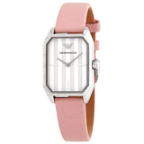 Buy Shop Emporio Armani Quartz White Dial Pink Leather Strap Watch For Women - AR11207 USA Online