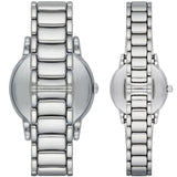 Buy Shop Emporio Armani Quartz White Dial Silver Steel Strap Watch For Men - AR90000 USA Online