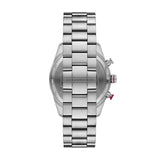 Buy Shop Emporio Armani Racer Chronograph Blue Dial Silver Steel Strap Watch for Men - AR11676 USA Online