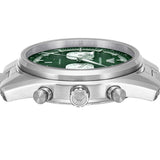 Buy Shop Emporio Armani Racer Chronograph Green Dial Silver Steel Strap Watch for Men - AR11637 USA Online