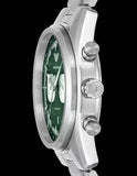Buy Shop Emporio Armani Racer Chronograph Green Dial Silver Steel Strap Watch for Men - AR11637 USA Online