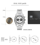 Buy Shop Emporio Armani Racer Chronograph Silver Dial Silver Steel Strap Watch for Men - AR11636 USA Online