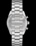 Buy Shop Emporio Armani Racer Chronograph Silver Dial Silver Steel Strap Watch for Men - AR11636 USA Online