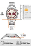 Buy Shop Emporio Armani Racer Chronograph White Dial Silver Steel Strap Watch for Men - AR11645 USA Online
