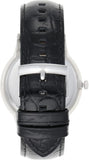 Buy Shop Emporio Armani Renato Analog Black Dial Black Leather Strap Watch For Men - AR11186 USA Online