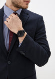 Buy Shop Emporio Armani Renato Black Dial Black Leather Strap Watch for Men - AR11276 USA Online