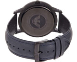 Buy Shop Emporio Armani Renato Blue Dial Blue Leather Strap Watch For Men - AR2479 USA Online