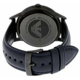 Buy Shop Emporio Armani Renato Blue Dial Blue Leather Strap Watch For Men - AR2479 USA Online