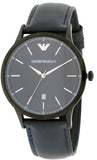 Buy Shop Emporio Armani Renato Blue Dial Blue Leather Strap Watch For Men - AR2479 USA Online