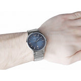 Buy Shop Emporio Armani Renato Blue Dial Silver Steel Strap Watch For Men - AR2472 USA Online