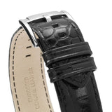 Buy Shop Emporio Armani Renato Chronograph Black Dial Black Leather Strap Watch For Men - AR2447 USA Online