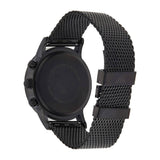 Buy Shop Emporio Armani Renato Chronograph Black Dial Black Mesh Bracelet Watch For Men - AR2498 USA Online