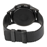 Buy Shop Emporio Armani Renato Chronograph Black Dial Black Mesh Bracelet Watch For Men - AR2498 USA Online