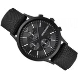 Buy Shop Emporio Armani Renato Chronograph Black Dial Black Nylon Strap Watch For Men - AR11457 USA Online