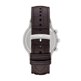 Buy Shop Emporio Armani Renato Chronograph Black Dial Brown Leather Strap Watch For Men - AR2482 USA Online