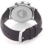 Buy Shop Emporio Armani Renato Chronograph Black Dial Brown Leather Strap Watch For Men - AR2482 USA Online