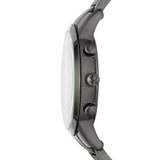 Buy Shop Emporio Armani Renato Chronograph Blue Dial Grey Steel Strap Watch For Men - A11215 USA Online