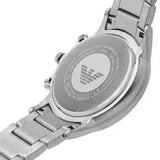 Buy Shop Emporio Armani Renato Chronograph Blue Dial Silver Steel Strap Watch For Men - AR11458 USA Online
