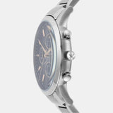 Buy Shop Emporio Armani Renato Chronograph Blue Dial Silver Steel Strap Watch For Men - AR11458 USA Online