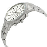 Buy Shop Emporio Armani Renato Chronograph Cream Dial Silver Steel Strap Watch For Men - AR2458 USA Online