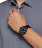 Buy Shop Emporio Armani Renato Chronograph Mother of Pearl Black Dial Black Steel Strap Watch For Men - AR11275 USA Online