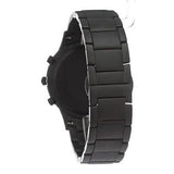 Buy Shop Emporio Armani Renato Chronograph Mother of Pearl Black Dial Black Steel Strap Watch For Men - AR11275 USA Online