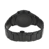 Buy Shop Emporio Armani Renato Chronograph Mother of Pearl Black Dial Black Steel Strap Watch For Men - AR11275 USA Online