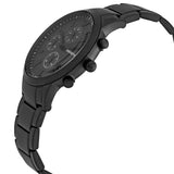 Buy Shop Emporio Armani Renato Chronograph Mother of Pearl Black Dial Black Steel Strap Watch For Men - AR11275 USA Online
