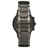 Buy Shop Emporio Armani Renato Chronograph Quartz Blue Dial Black Steel Strap Watch For Men - AR11215 USA Online
