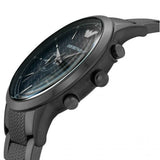 Buy Shop Emporio Armani Renato Chronograph Quartz Blue Dial Grey Steel Strap Watch For Men - AR2505 USA Online