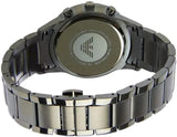 Buy Shop Emporio Armani Renato Chronograph Quartz Grey Dial Green Steel Strap Watch For Men - AR11117 USA Online