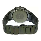 Buy Shop Emporio Armani Renato Chronograph Quartz Grey Dial Green Steel Strap Watch For Men - AR11117 USA Online