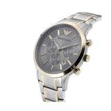 Buy Shop Emporio Armani Renato Chronograph Quartz Silver Dial Two Tone Steel Strap Watch For Men - AR11076 USA Online