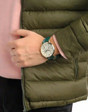 Buy Shop Emporio Armani Renato Chronograph Silver Dial Green Leather Strap Watch For Men - AR11233 USA Online