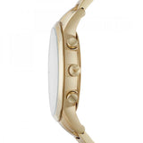 Buy Shop Emporio Armani Renato Chronograph White Dial Gold Steel Strap Watch For Men - AR11332 USA Online