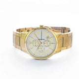 Buy Shop Emporio Armani Renato Chronograph White Dial Gold Steel Strap Watch For Men - AR11332 USA Online