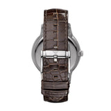 Buy Shop Emporio Armani Renato Classic Brown Dial Brown Leather Strap Watch For Men - AR2413 USA Online