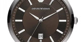 Buy Shop Emporio Armani Renato Classic Brown Dial Brown Leather Strap Watch For Men - AR2413 USA Online