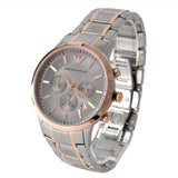 Buy Shop Emporio Armani Renato Gray Dial Gray Steel Strap Watch For Men - AR11077 USA Online